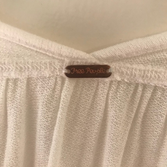 Free people white shirt - Picture 3 of 4